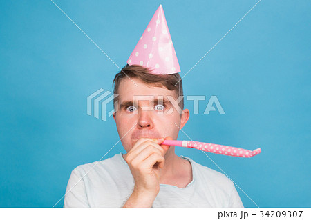 fool crazy man. happy expression. April fools day fool crazy man. happy expression. April fools day 34209307