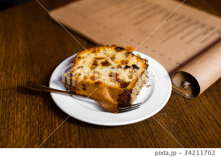 Sponge cake with nuts, raisins and dry fruit 34211702