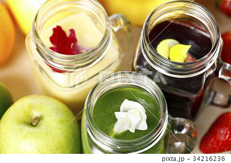 スムージー　アサイージュース　グリーンスムージー 34216236