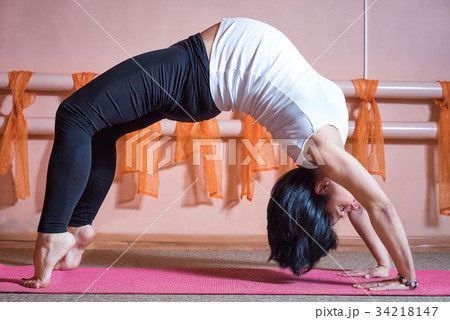 Pregnancy Yoga and Fitness concept. Pregnancy Yoga and Fitness concept. 34218147