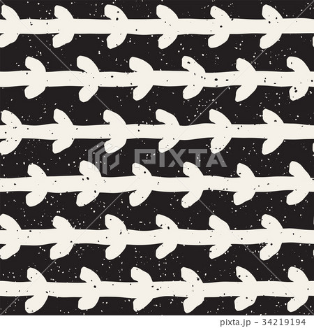Hand drawn style ethnic seamless pattern. Abstract 34219194