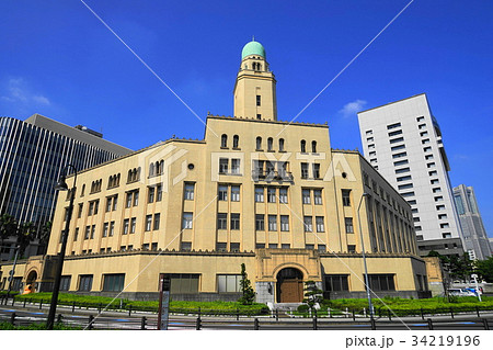 8月　横浜三塔05横浜税関本関庁舎・クイーンの塔 34219196