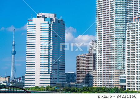 《東京都》高層マンション・ベイエリア都市風景 《東京都》高層マンション・ベイエリア都市風景 34221166