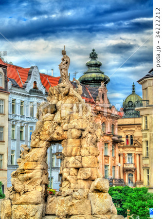 Parnas Fountain on Zerny trh square in the old 34222212