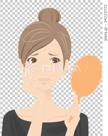 女性(白髪) 女性(白髪) 34223772