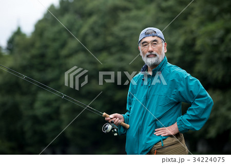 フィッシング　ポートレート 34224075