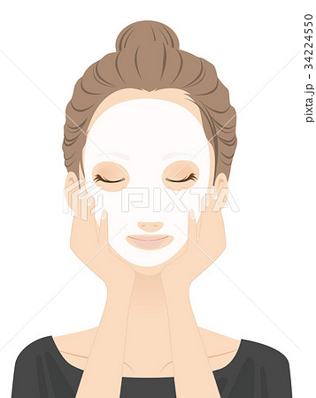 パックする女性 34224550