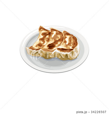 餃子 小 のイラスト素材