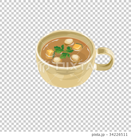 カップスープのイラスト素材