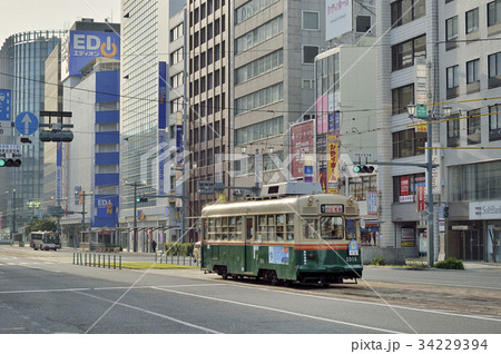 広島市　大手町通り　広電 34229394