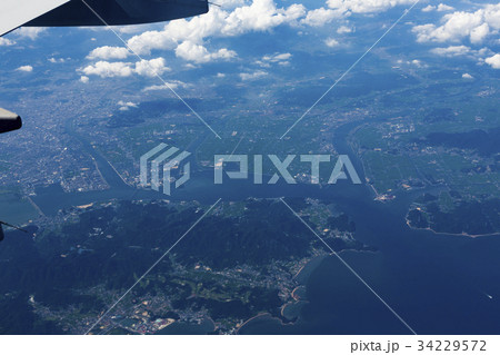 児島湾付近空撮 34229572