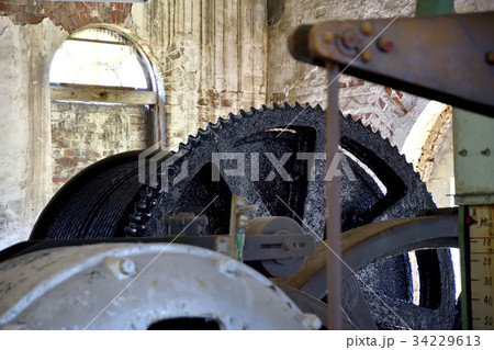 三池炭鉱宮原坑　捲揚機 34229613