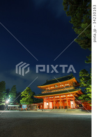 京の七夕　平安神宮　応天門 34230163