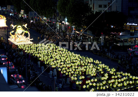 提灯 韓国 屋外 34231022