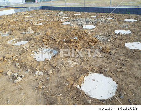 木造住宅の建築の前に地盤改良を行います 34232018