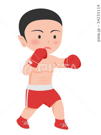 ボクシング　左ジャブ 34233114