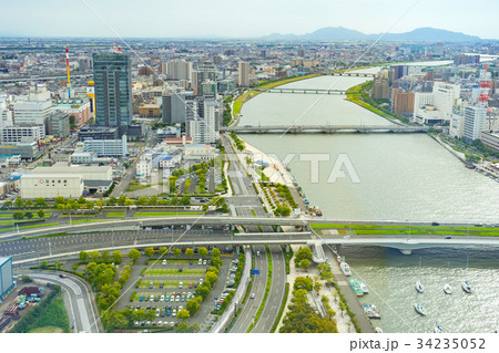 朱鷺メッセ展望室からの眺め 朱鷺メッセ展望室からの眺め 34235052
