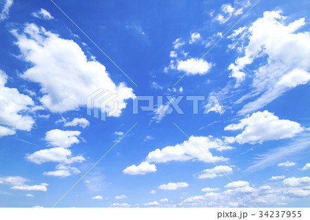 青空 空 雲 秋の空 背景 背景素材 9月 コピースペース 青空 空 雲 秋の空 背景 背景素材 9月 コピースペース 34237955