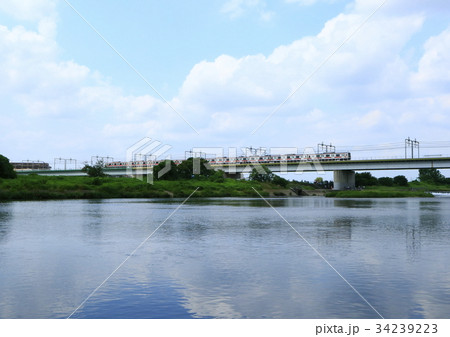 東横線　多摩川 34239223