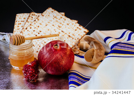 honey pomegranate for traditional holiday symbols honey pomegranate for traditional holiday symbols 34241447