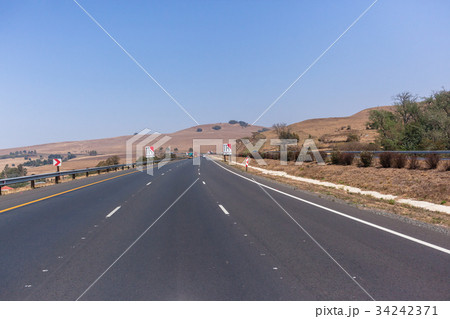 Road Highway Vehicles Landscape 34242371