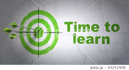 Studying concept: target and Time to Learn on wall 34242906