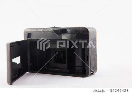 Old viewfinder analog camera from 1970s 34245423
