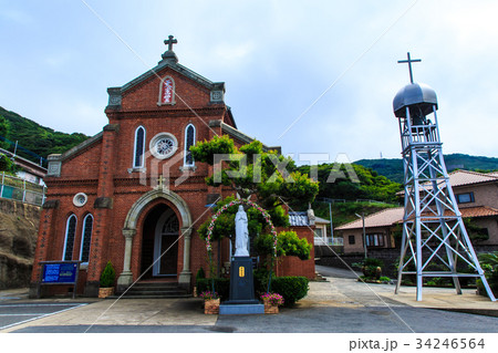 青砂ヶ浦天主堂　新上五島　五島列島　潜伏キリシタン 34246564