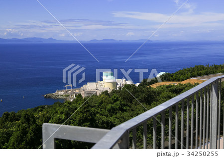 伊予灘と伊方原発伊方発電所 伊予灘と伊方原発伊方発電所 34250255