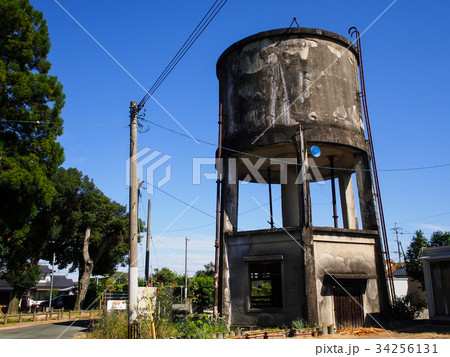 戦争遺産高架水槽 34256131