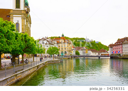 Cityscape of Lucerne, Switzerland Cityscape of Lucerne, Switzerland 34256331