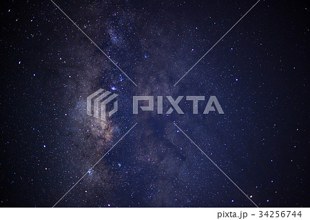 Milky Way galaxy with stars and space dust 34256744