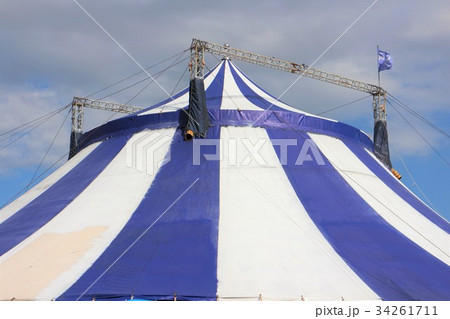 サーカスの大型テント 34261711