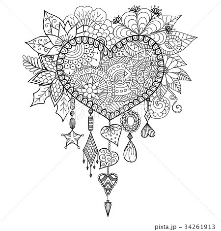 heart shape dream chatcher 34261913