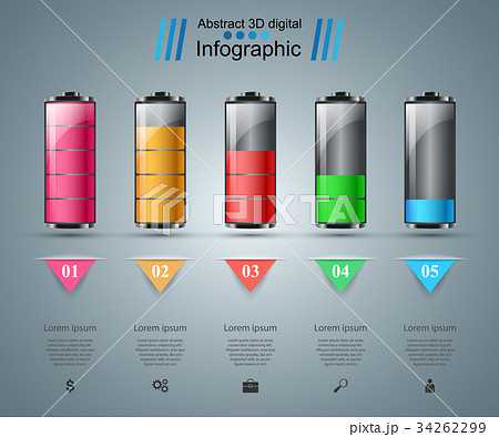 Business Infographics. Battery icon. Business Infographics. Battery icon. 34262299