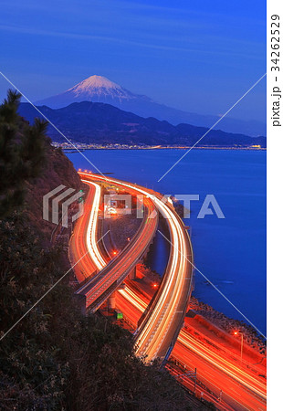 薩埵峠から見た黄昏の富士山 薩埵峠から見た黄昏の富士山 34262529