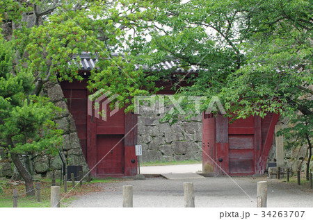 和歌山城の追廻門 34263707