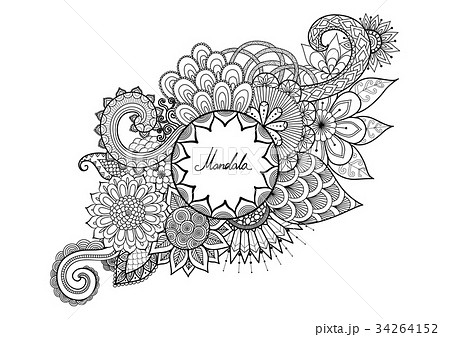 Mandala flowers 34264152
