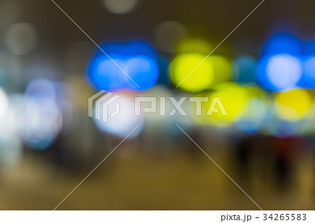 Bokeh abstract background of the departure hall Bokeh abstract background of the departure hall 34265583