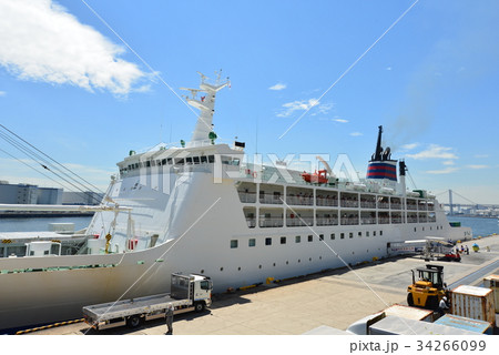 おがさわら丸出港の風景2 34266099