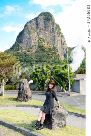 鹿児島県 奇岩 竹山 ポートレート 鹿児島県 奇岩 竹山 ポートレート 34266983