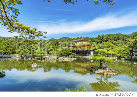 新緑の金閣寺 新緑の金閣寺 34267677