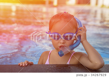 A happy young girl relaxing  34267929