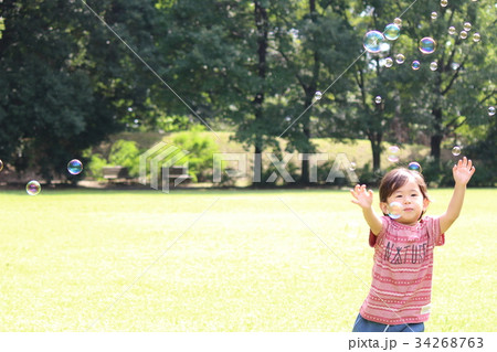 シャボン玉 34268763