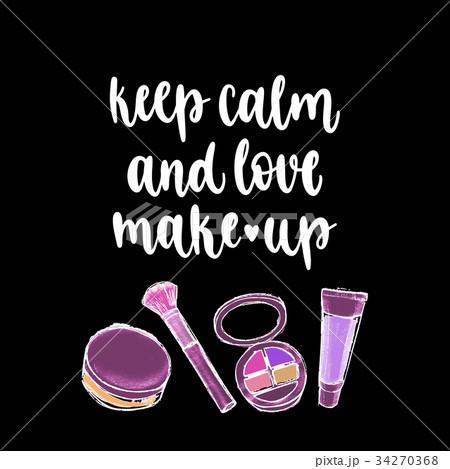 Modern calligraphy style inspiration makeup phrase Modern calligraphy style inspiration makeup phrase 34270368