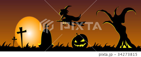 Happy halloween banner. design illustration. Tric Happy halloween banner. design illustration. Tric 34273815