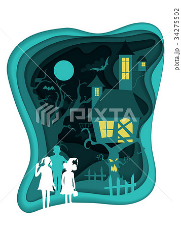 Poster, banner or background for Halloween Party Poster, banner or background for Halloween Party 34275502