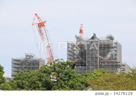 熊本城（熊本地震後） 34276129