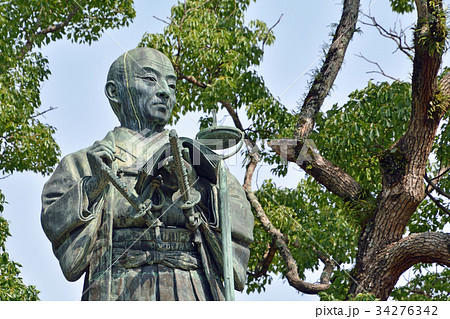 佐原散歩：伊能忠敬銅像　佐原公園 34276342