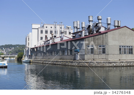 古い工場 北海道・小樽運河沿い 古い工場 北海道・小樽運河沿い 34276348